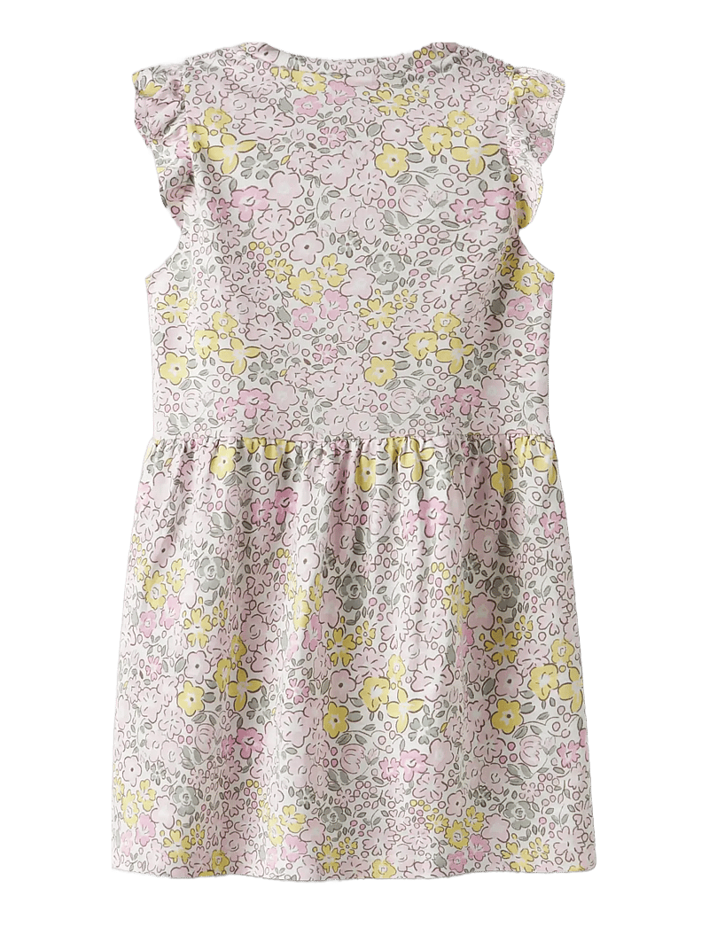 name it - NMFHAILE CAP SL DRESS - mouwloze babyjurken - bright white - 2