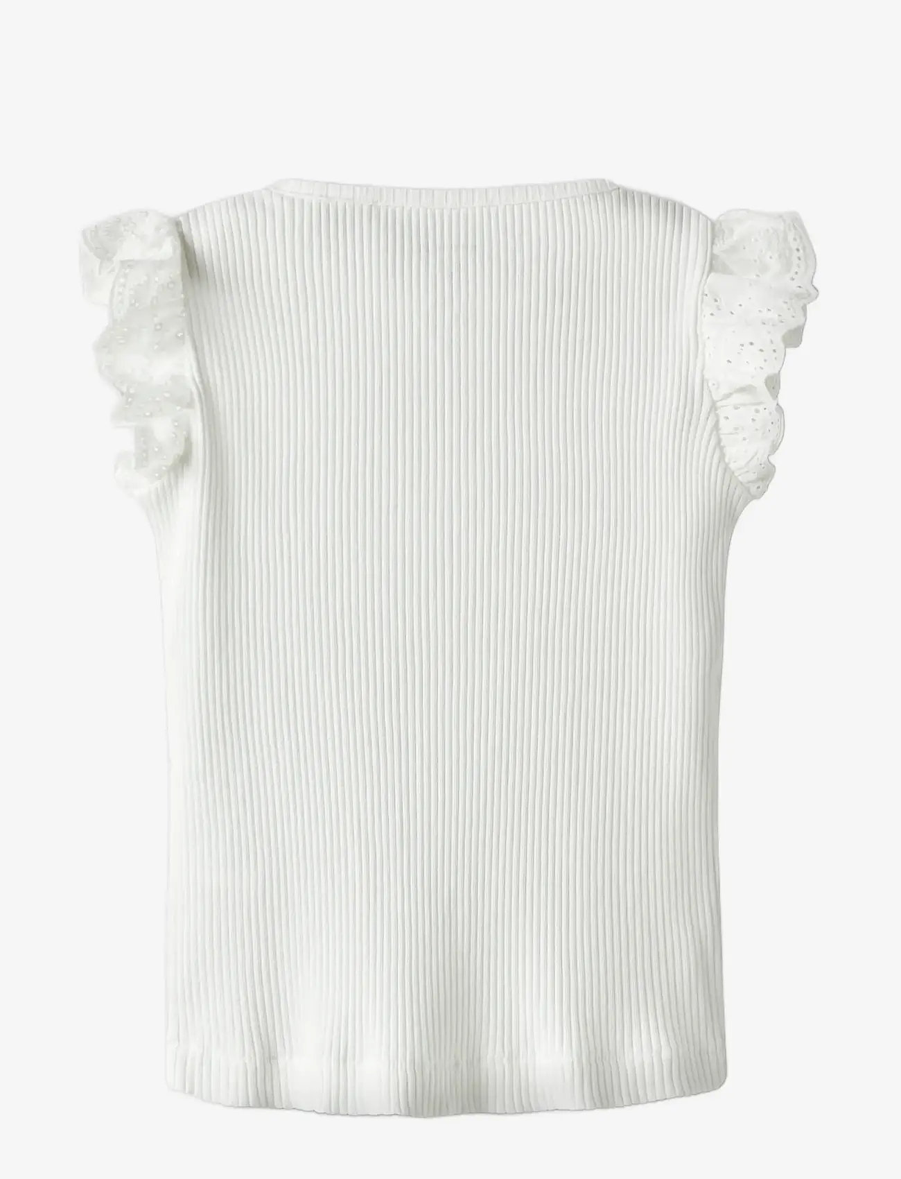 name it - NMFHALINA SS TOP - Ärmellose - bright white - 1