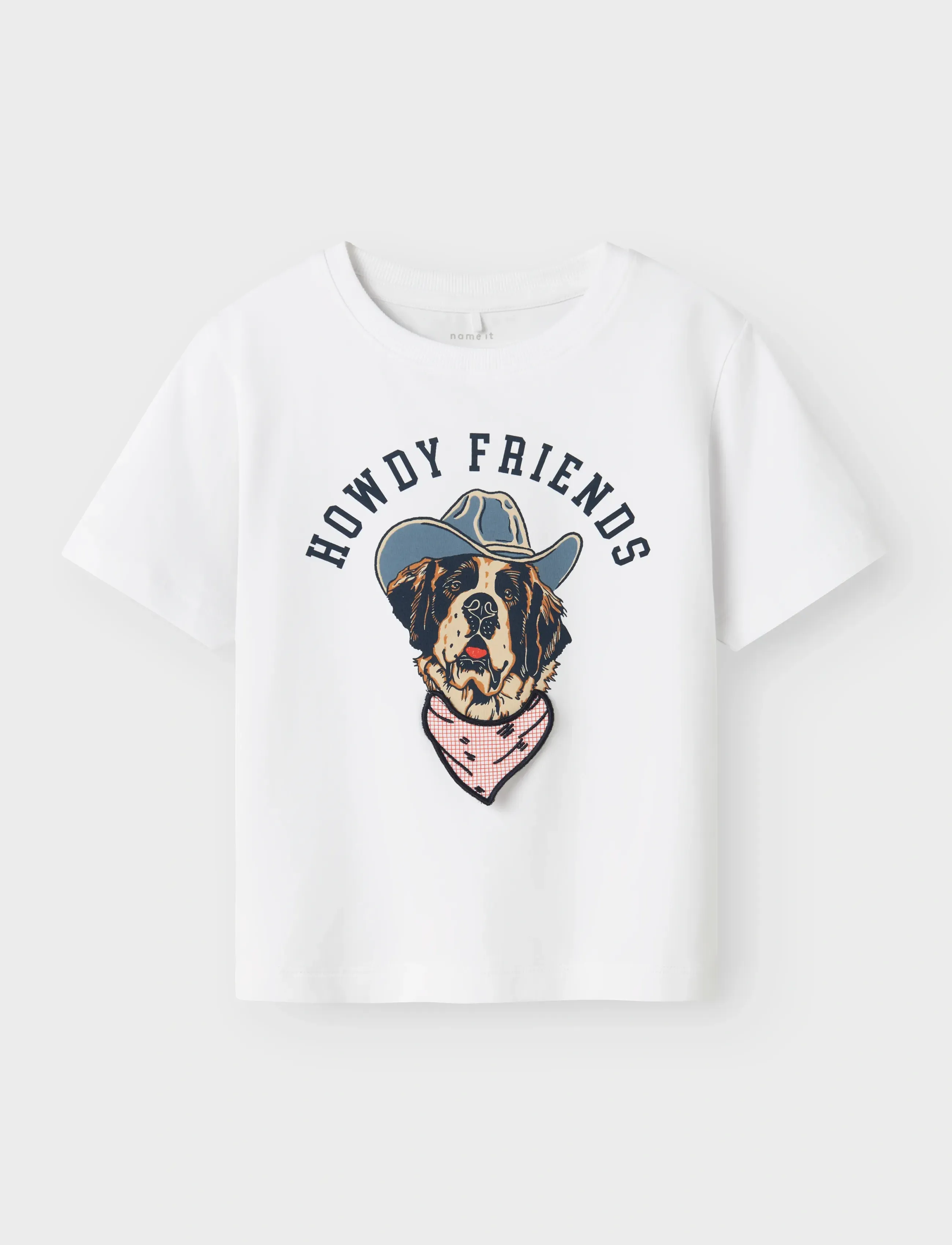 name it - NMMHASSE NREG SS TOP - kurzärmelige - bright white - 2