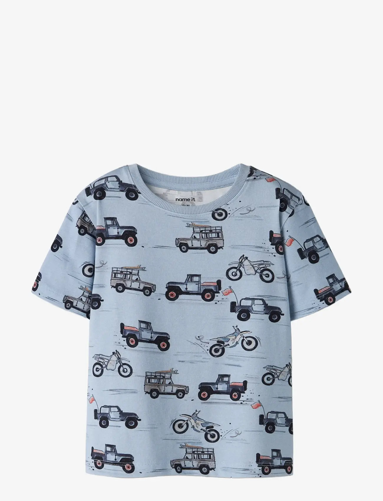 name it - NMMHELSA NREG SS TOP - kurzärmelige - blue fog - 2