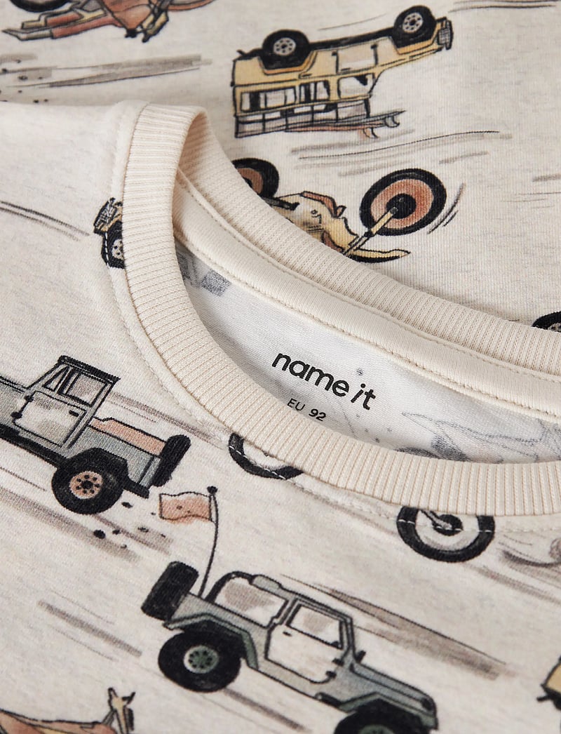 name it - NMMHELSA NREG SS TOP - kurzärmelige - peyote melange - 2
