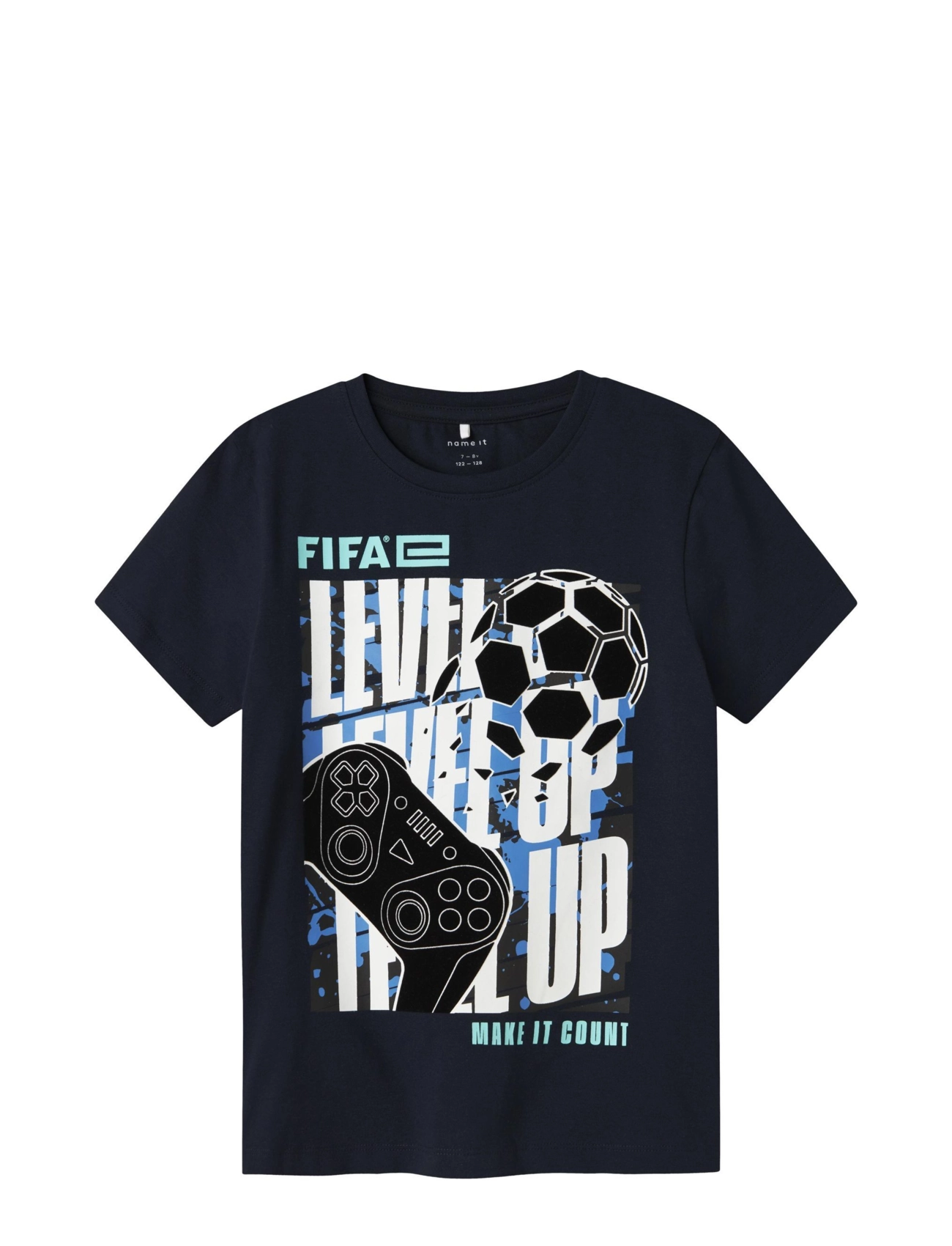 name it NKMADIAN FIFAE SS TOP BOX VDE - Oberteile - NAVY BLAZER / navy