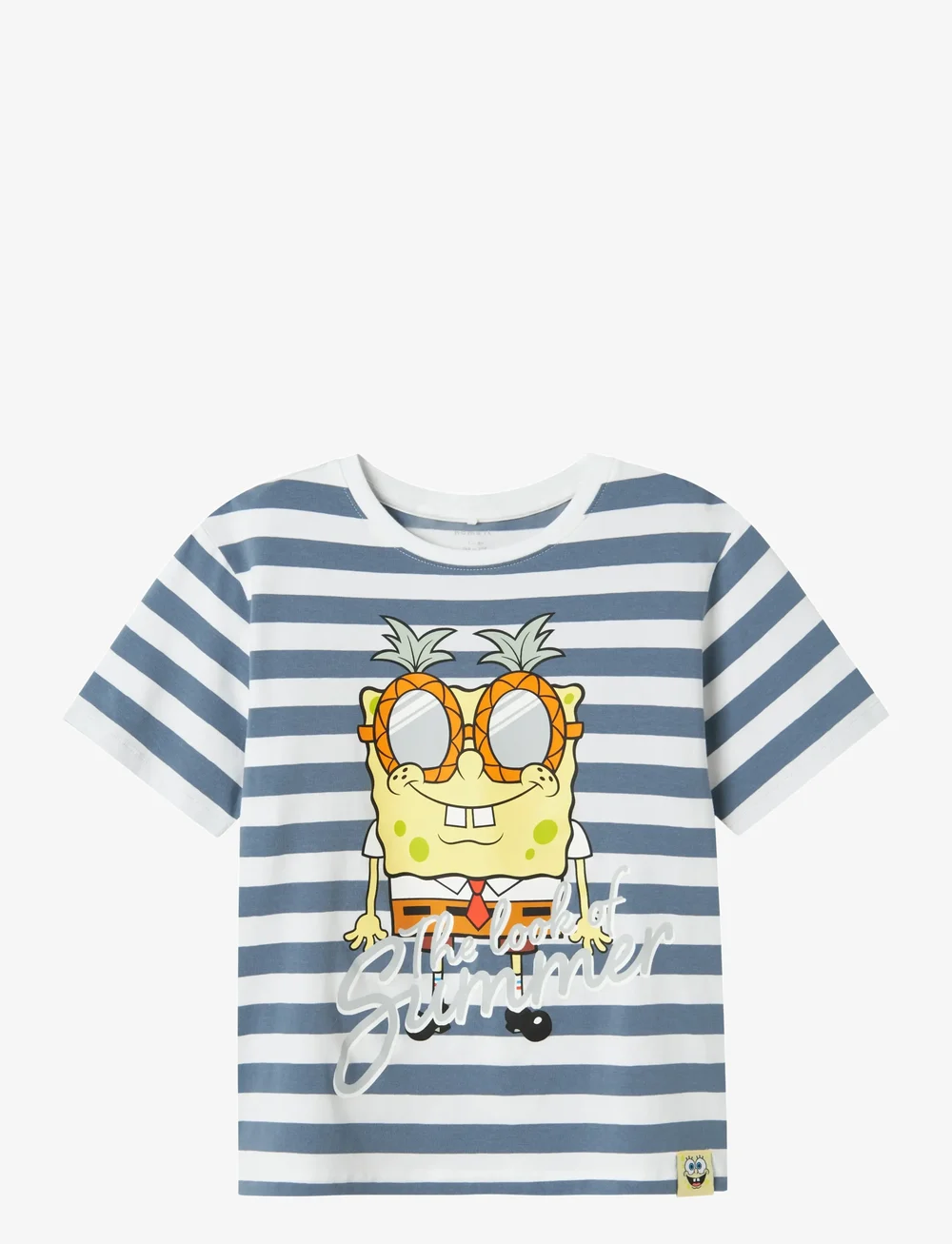 name it - NKMMANSA SPONGSB NREG SS TOP BOX CPLG - kurzärmelige - blue mirage - 0