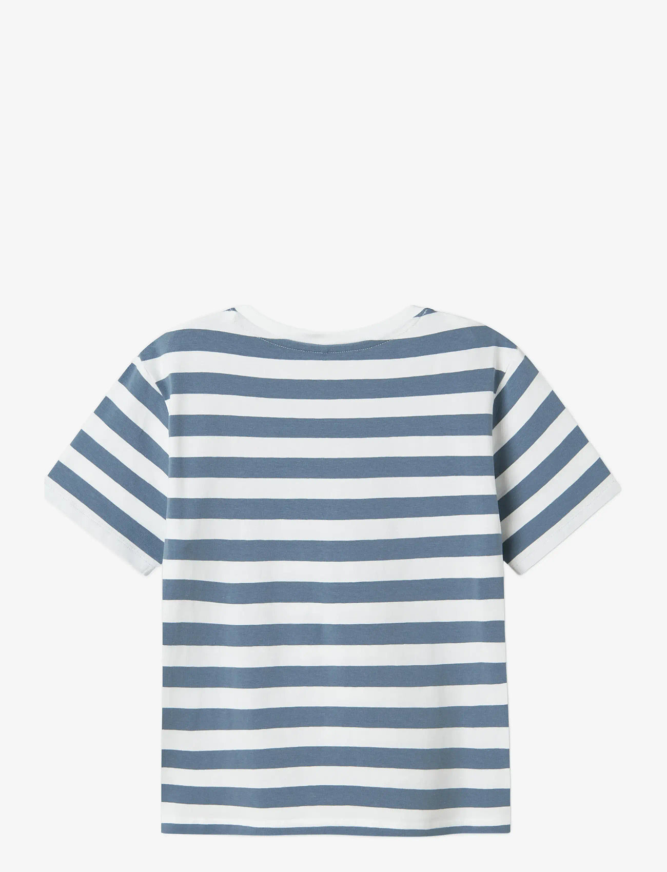 name it - NKMMANSA SPONGSB NREG SS TOP BOX CPLG - lühikeste varrukatega t-särgid - blue mirage - 1