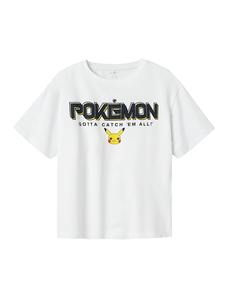 name it - NKMMAT POKEMON NREG SS TOP BOX SKY - lühikeste varrukatega t-särgid - bright white - 1