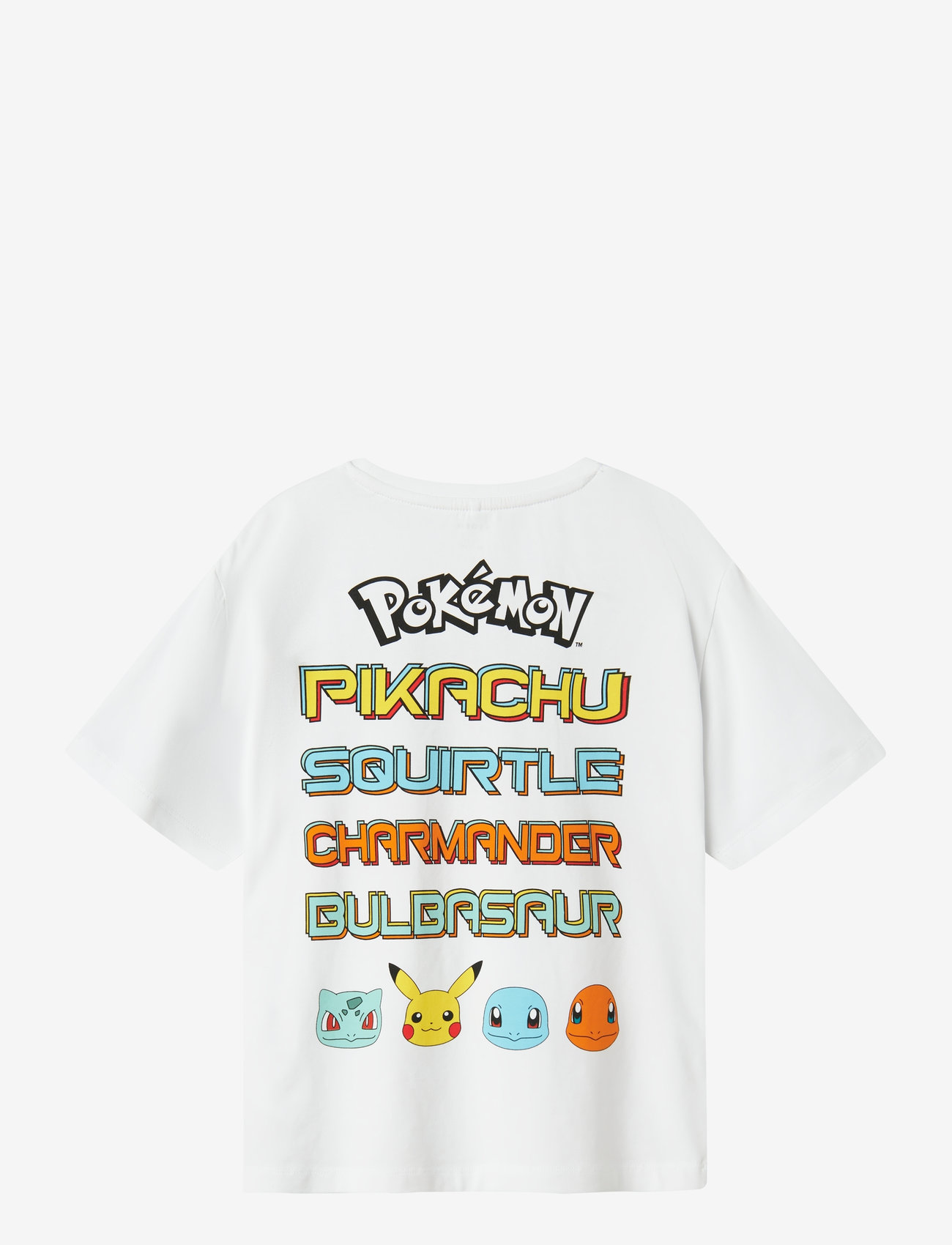 name it - NKMMAT POKEMON NREG SS TOP BOX SKY - lühikeste varrukatega t-särgid - bright white - 2