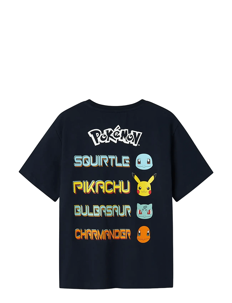 name it - NKMMAT POKEMON NREG SS TOP BOX SKY - kurzärmelige - navy blazer - 1