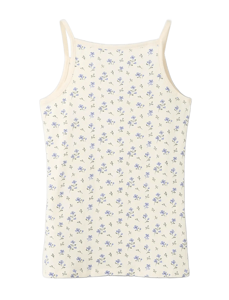 name it - NKFSTRAP TOP 4P AOP NOOS - tanktops - buttercream - 1