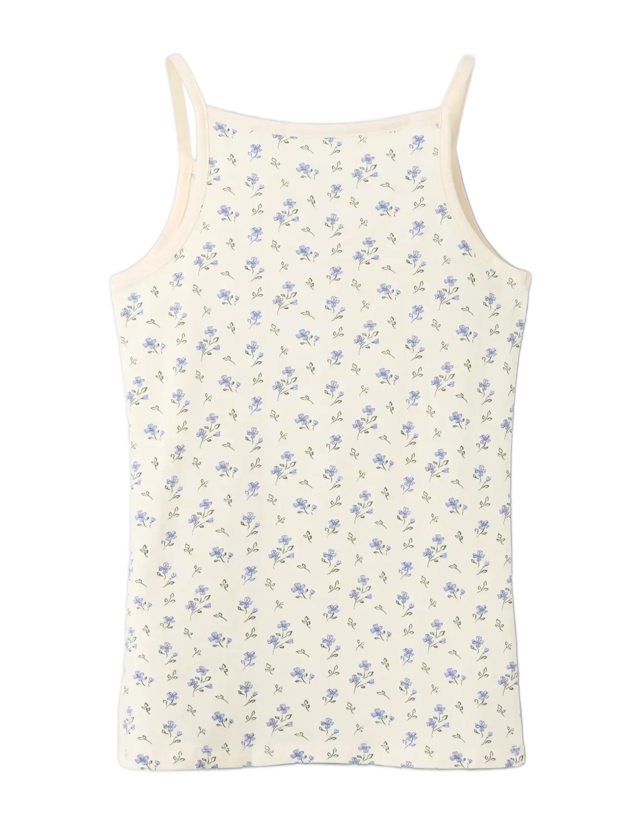 name it - NKFSTRAP TOP 4P AOP NOOS - varrukateta - buttercream - 1