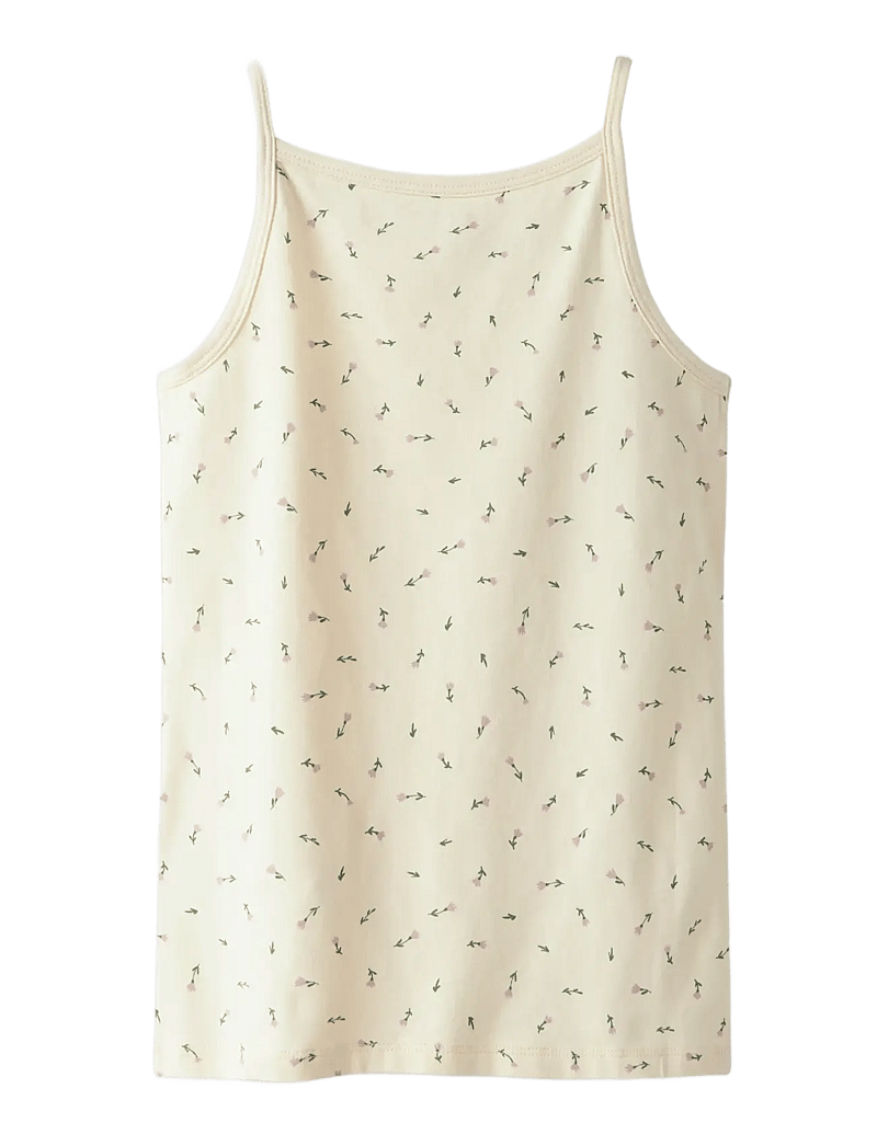 name it - NKFSTRAP TOP 4P AOP NOOS - tanktops - buttercream - 1