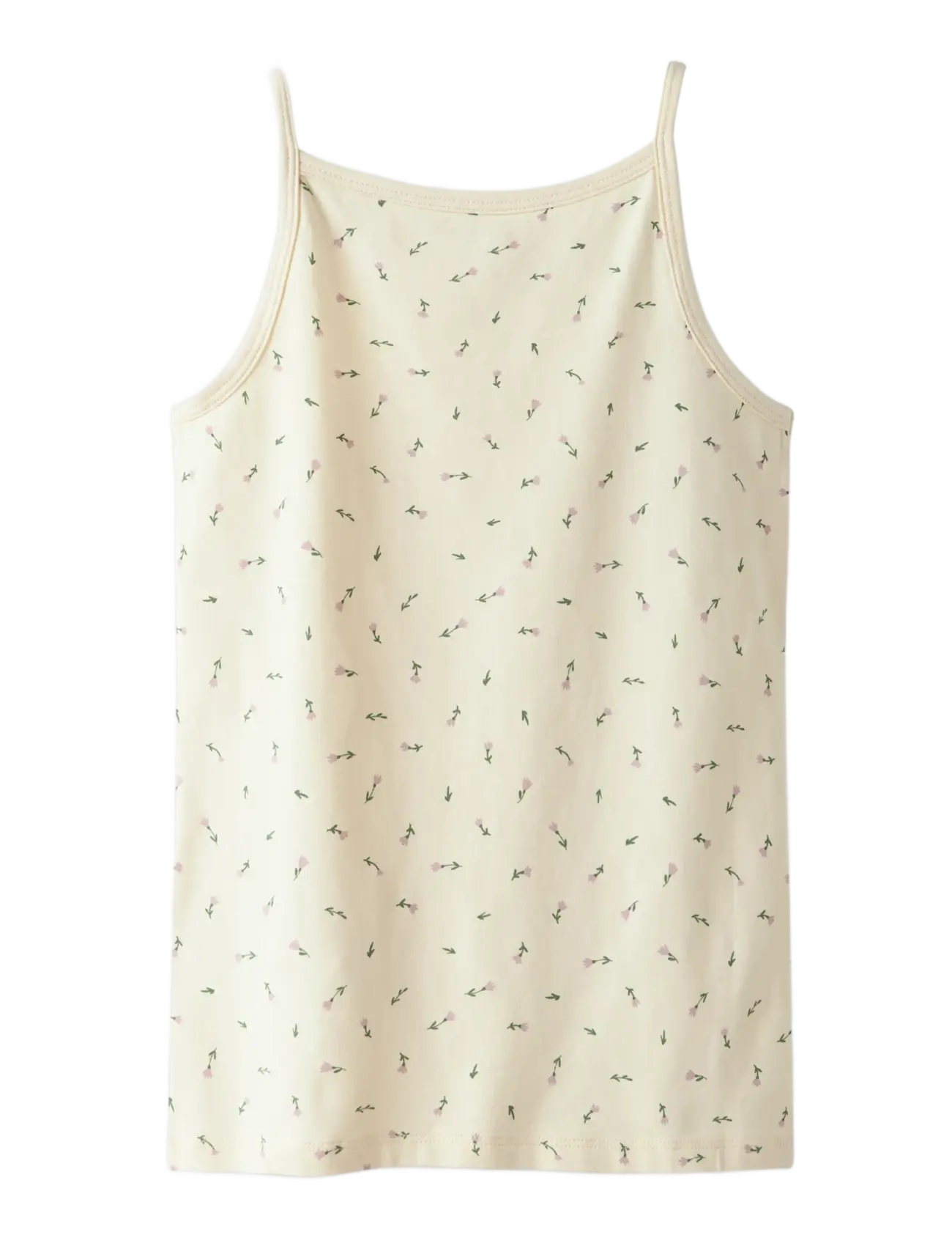 name it - NKFSTRAP TOP 4P AOP NOOS - tanktops - buttercream - 1