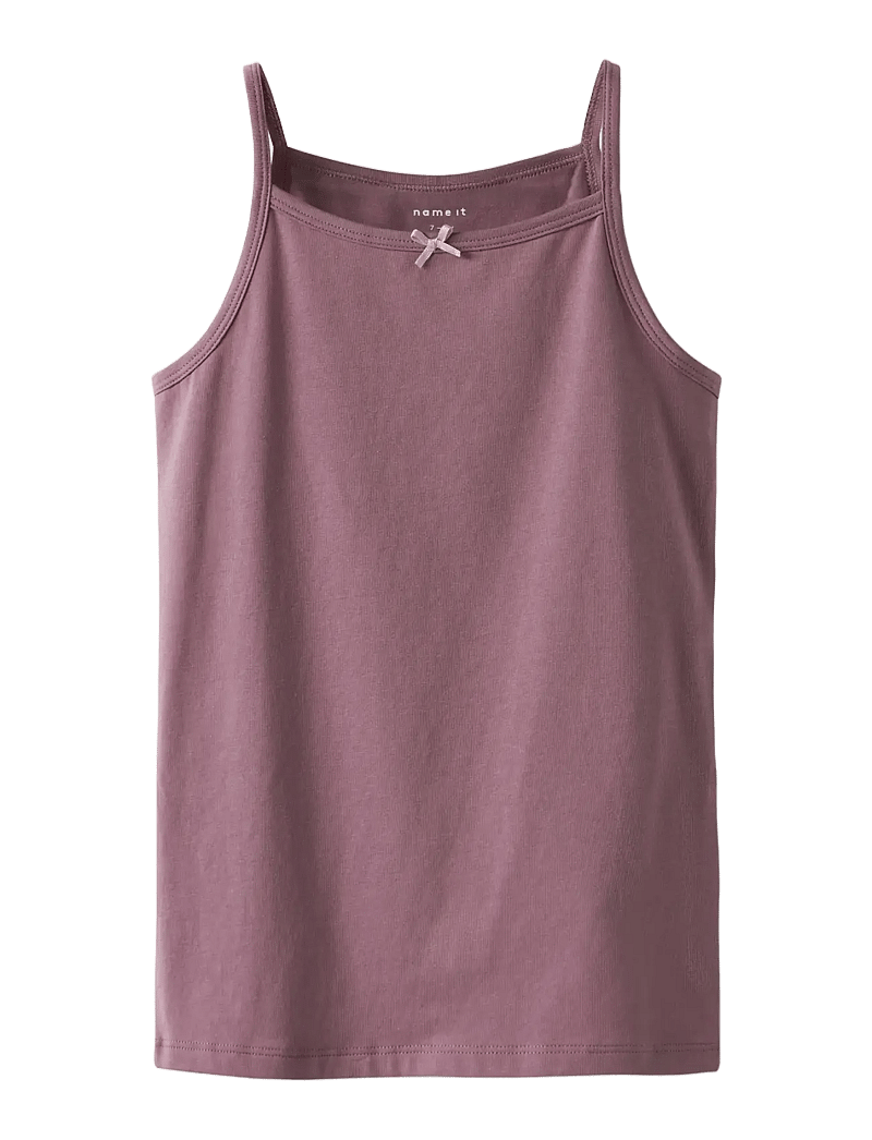 name it - NKFSTRAP TOP 4P AOP NOOS - tanktops - buttercream - 3