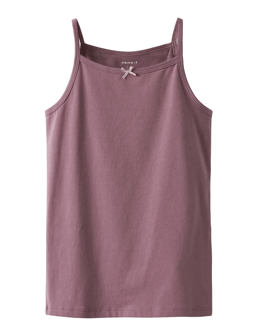 name it - NKFSTRAP TOP 4P AOP NOOS - tanktops - buttercream - 3
