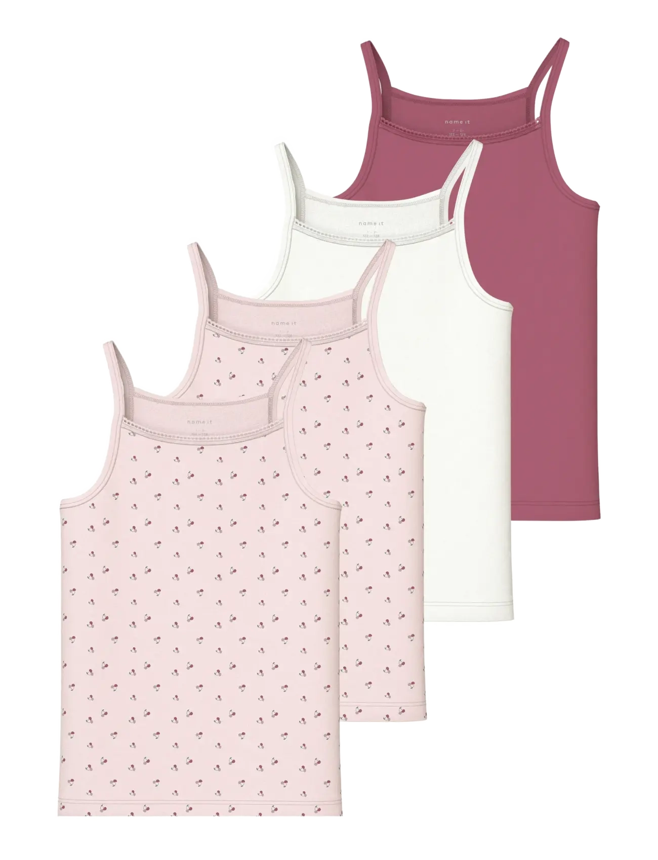 NKFSTRAP TOP 4P AOP NOOS - MAUVE MORN