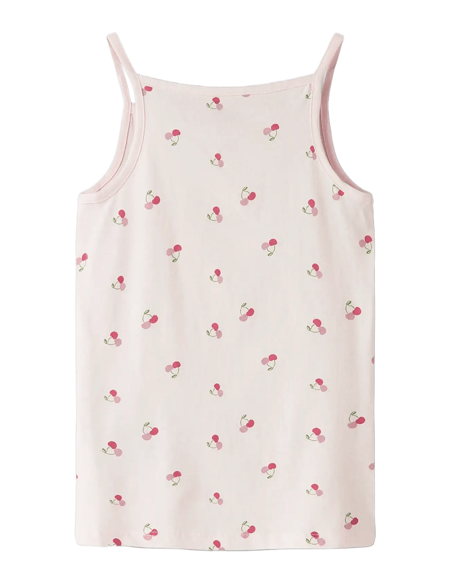 name it - NKFSTRAP TOP 4P AOP NOOS - tanktops - mauve morn - 1