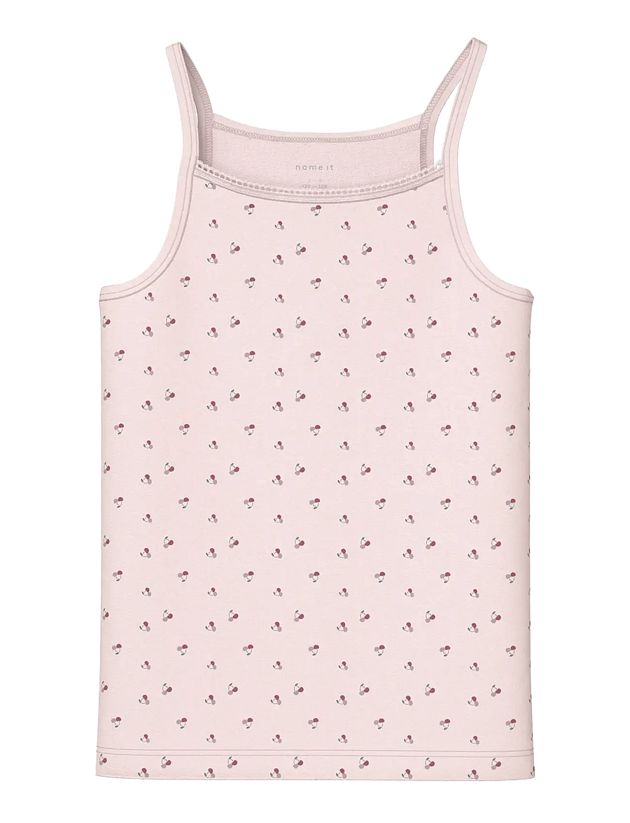 name it - NKFSTRAP TOP 4P AOP NOOS - tanktops - mauve morn - 2