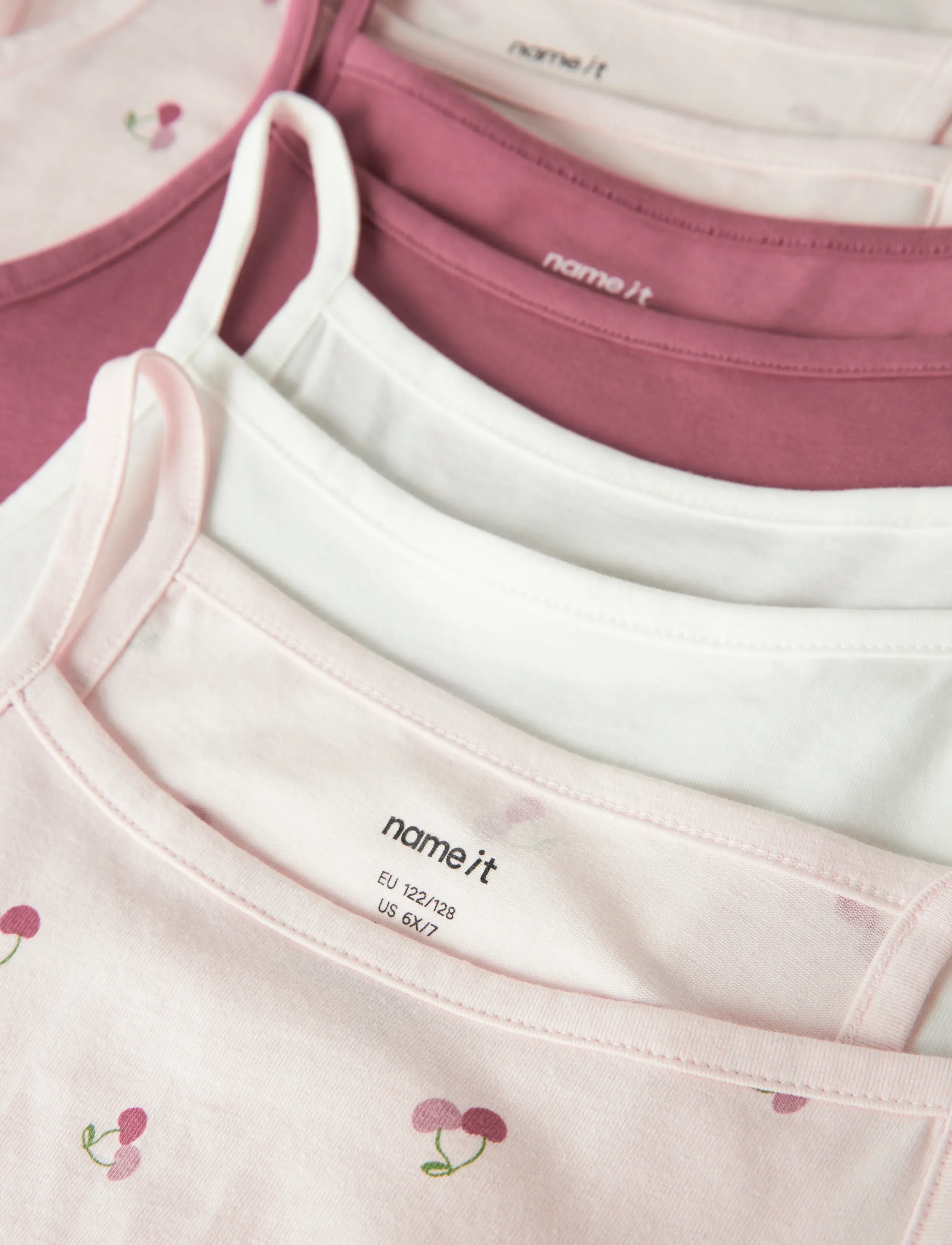 name it - NKFSTRAP TOP 4P AOP NOOS - tanktops - mauve morn - 4