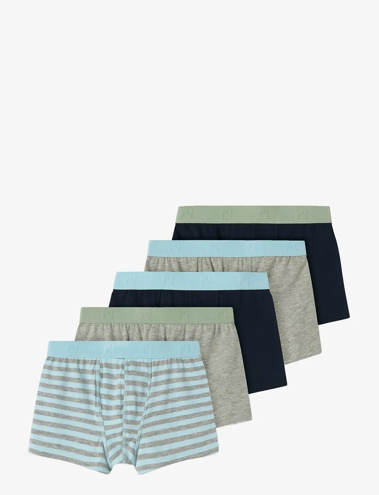 name it - NKMBOXER 5P AOP NOOS - underdele - aquamarine - 0