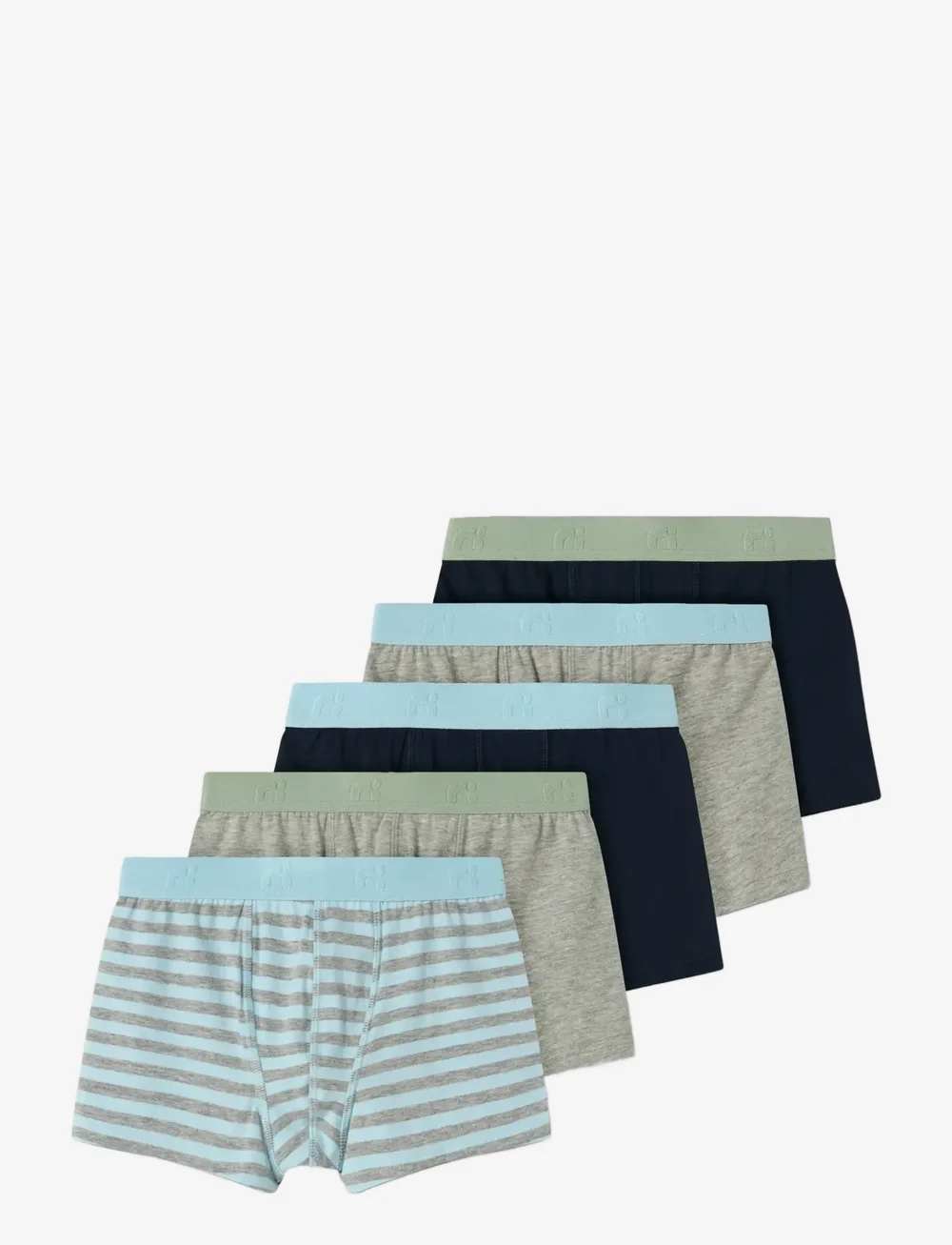 name it - NKMBOXER 5P AOP NOOS - unterhosen - aquamarine - 0