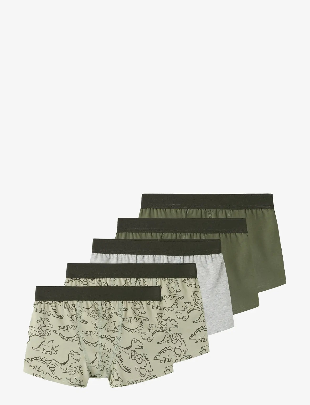 name it - NKMBOXER 5P AOP NOOS - pesu - seagrass - 0