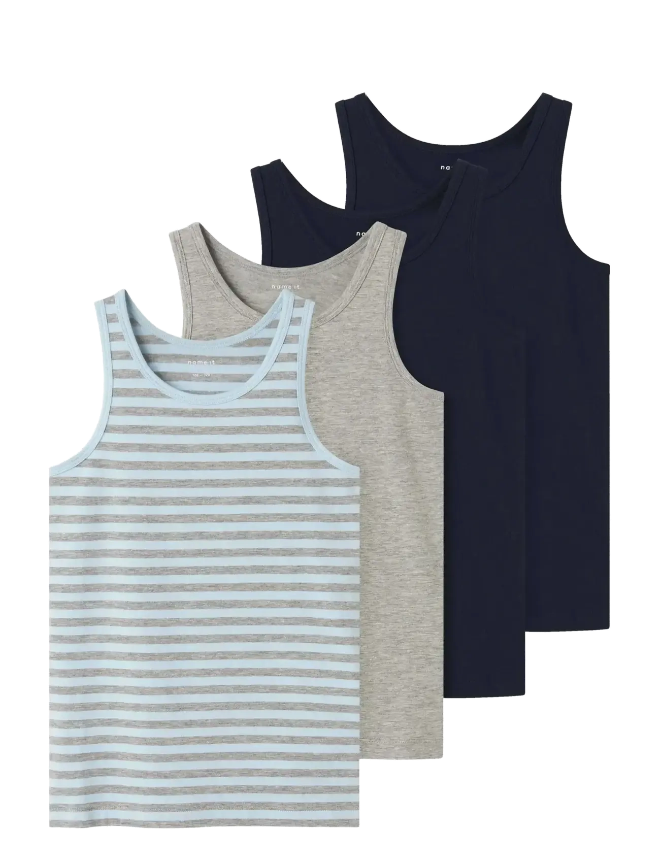 name it Nkmtank Top 4P Aop Noos, 104, Oberteile, Schwarz - Westen, Kinder