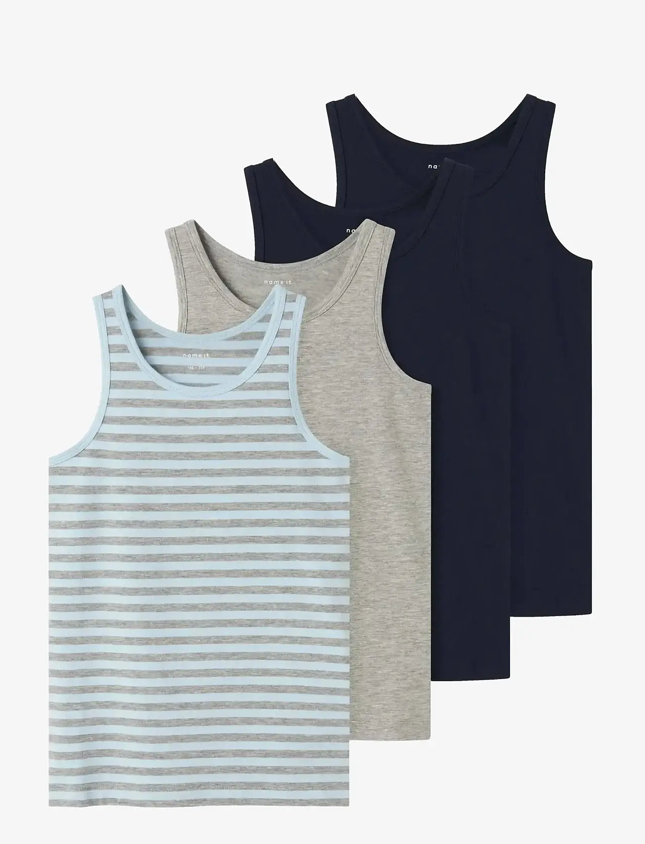 name it - NKMTANK TOP 4P AOP NOOS - västar - aquamarine - 0