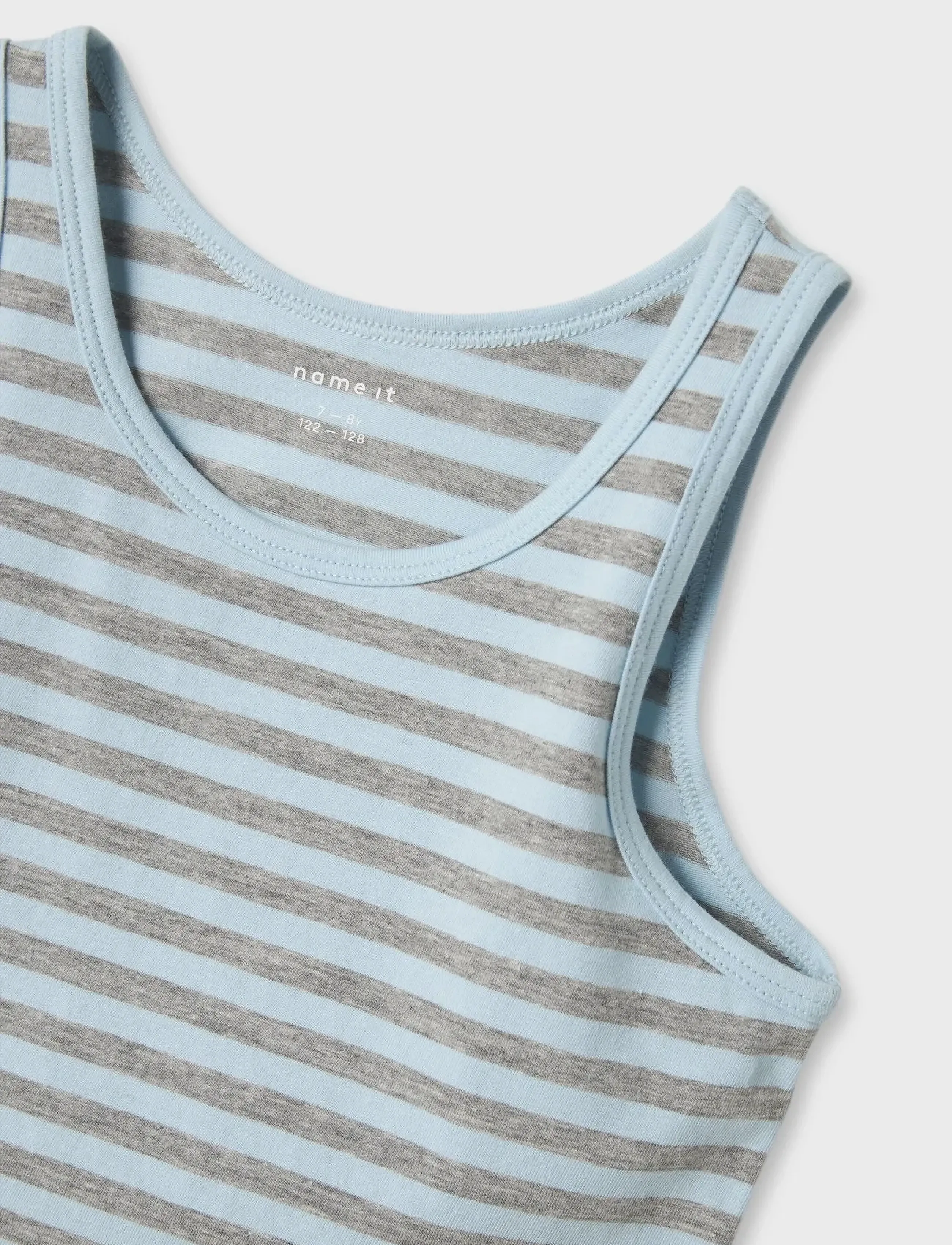 name it - NKMTANK TOP 4P AOP NOOS - singletter - aquamarine - 4