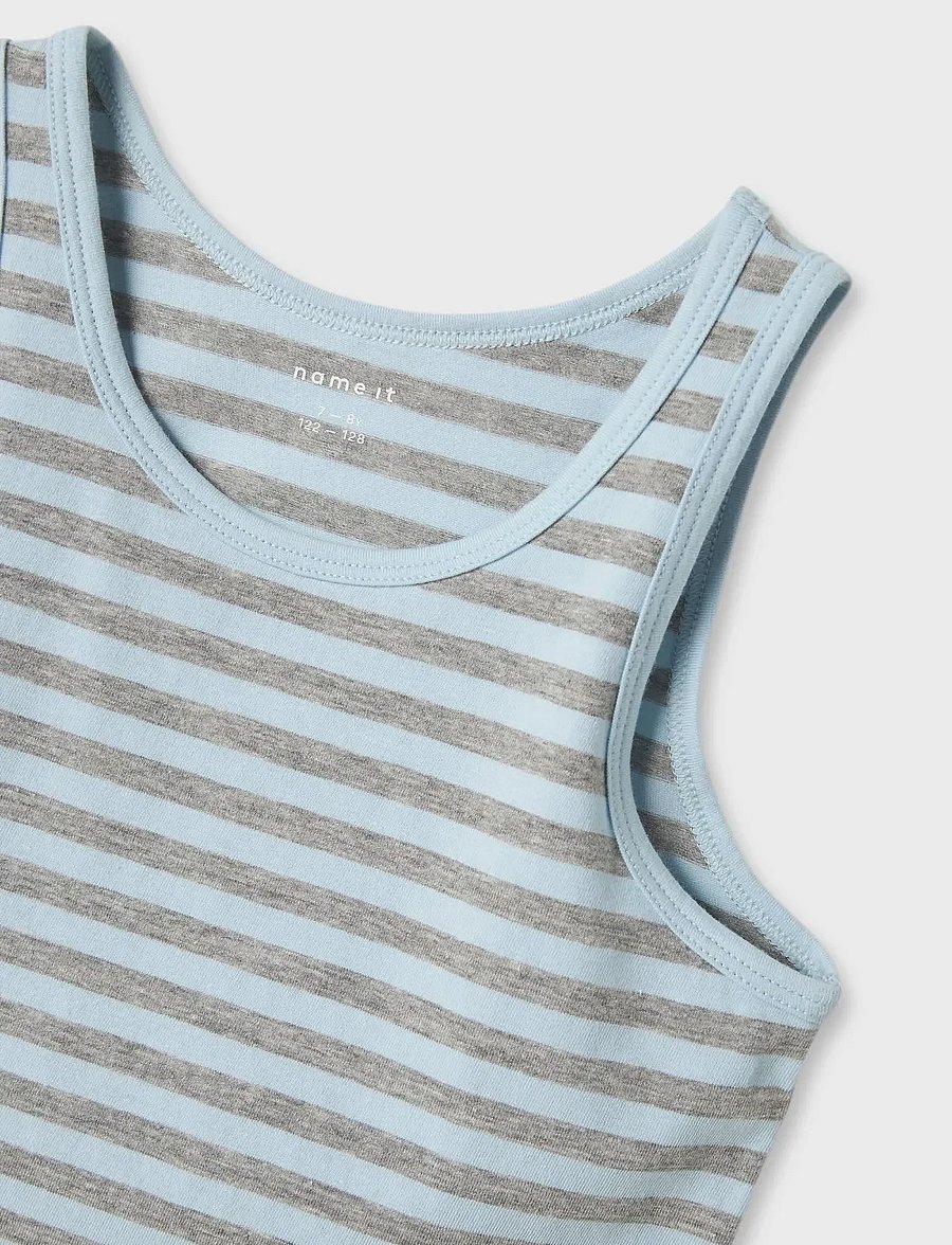 name it - NKMTANK TOP 4P AOP NOOS - tanktops - aquamarine - 4