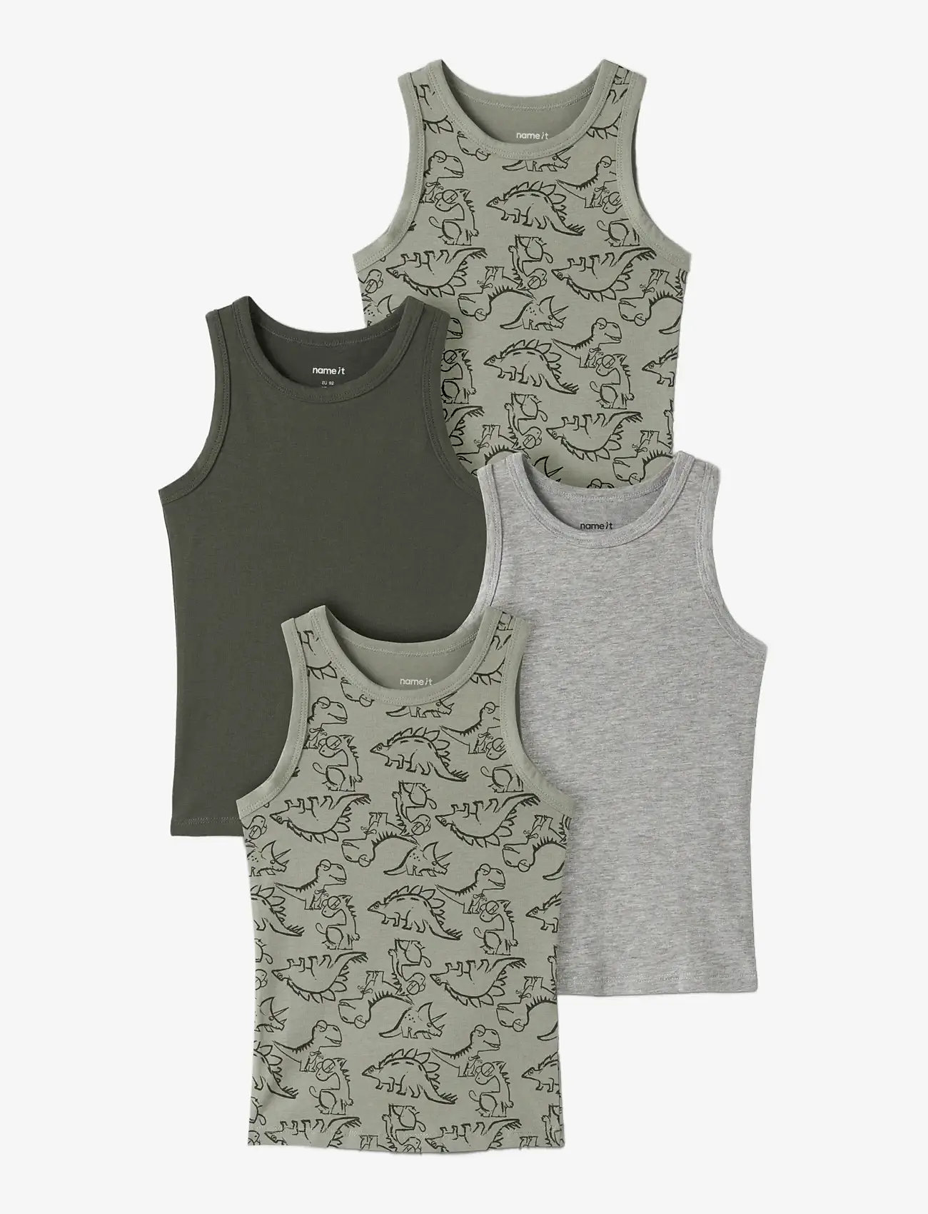name it - NKMTANK TOP 4P AOP NOOS - Ærmeløs undertrøje - seagrass - 0