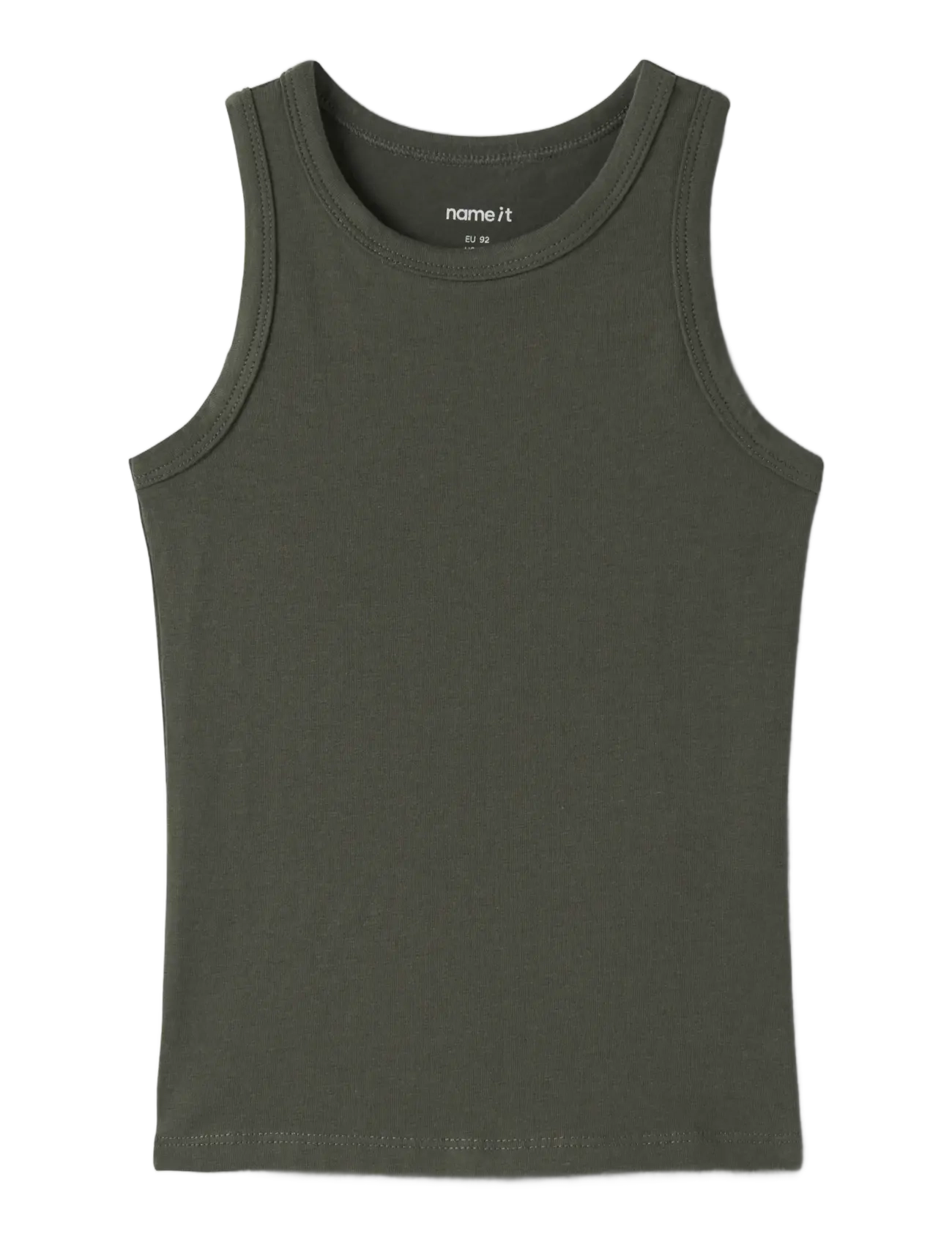 name it - NKMTANK TOP 4P AOP NOOS - Õlapaeltega topid - seagrass - 3