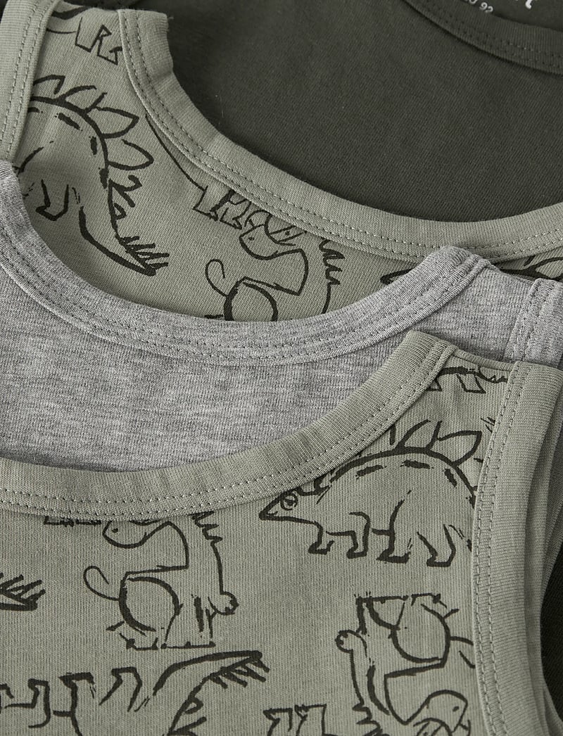 name it - NKMTANK TOP 4P AOP NOOS - tanktops - seagrass - 4