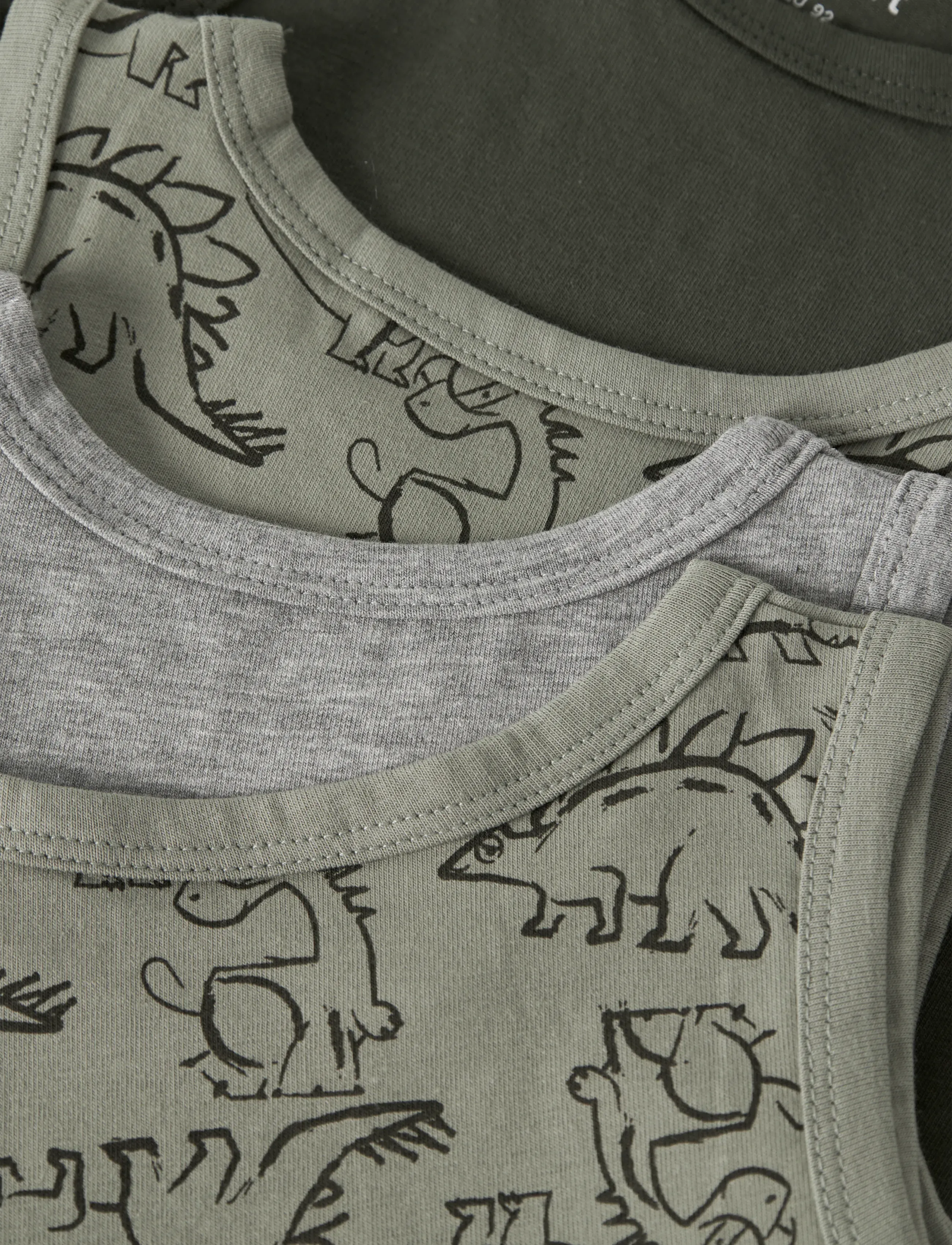 name it - NKMTANK TOP 4P AOP NOOS - Õlapaeltega topid - seagrass - 4