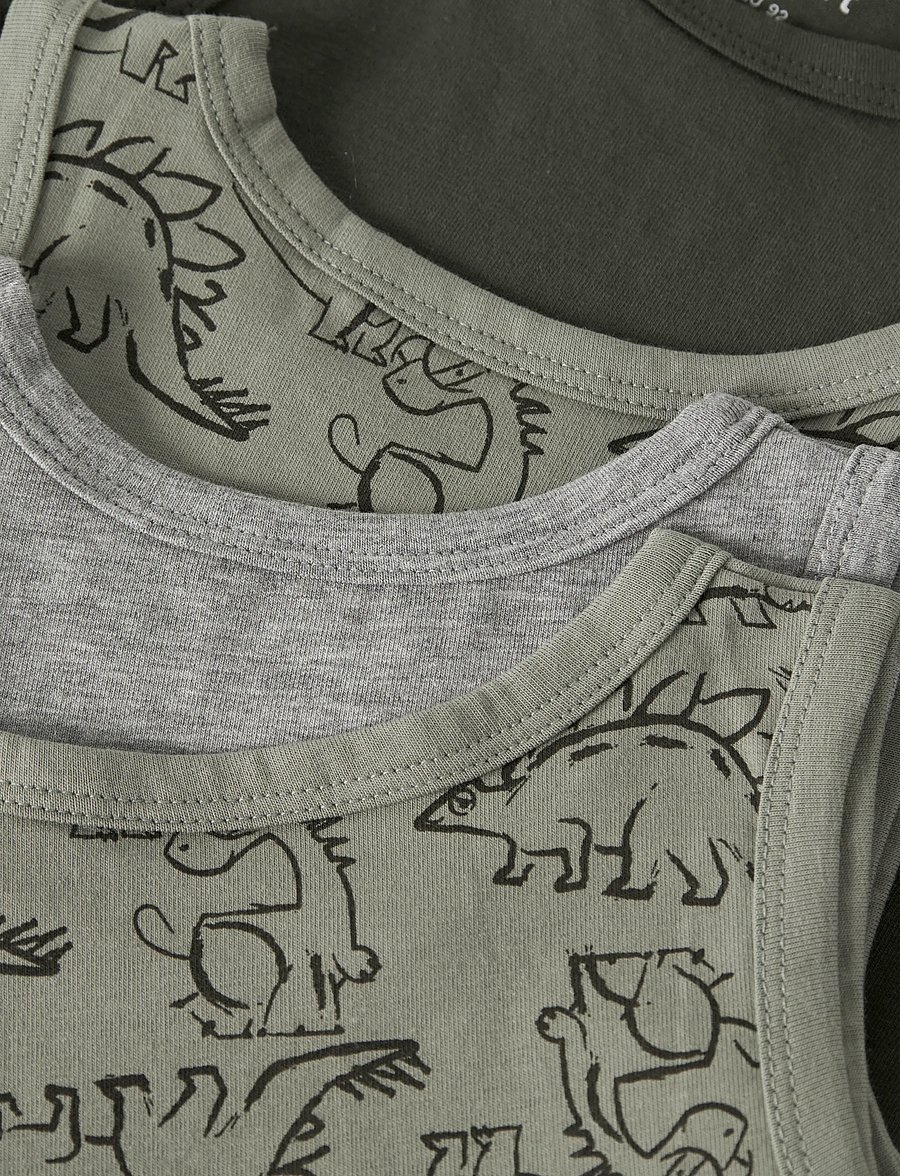 name it - NKMTANK TOP 4P AOP NOOS - tanktops - seagrass - 4