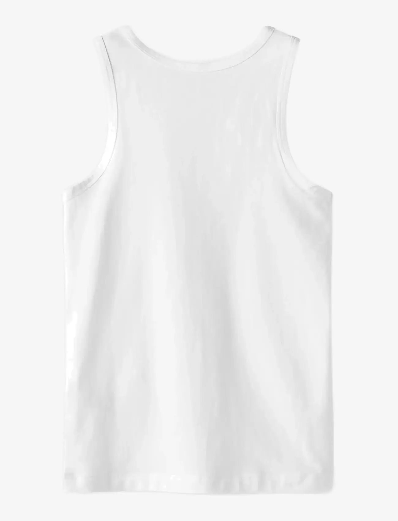 name it - NKMTANK TOP 4P BLACK WHITE SOLID NOOS - efterårstøj - black - 1