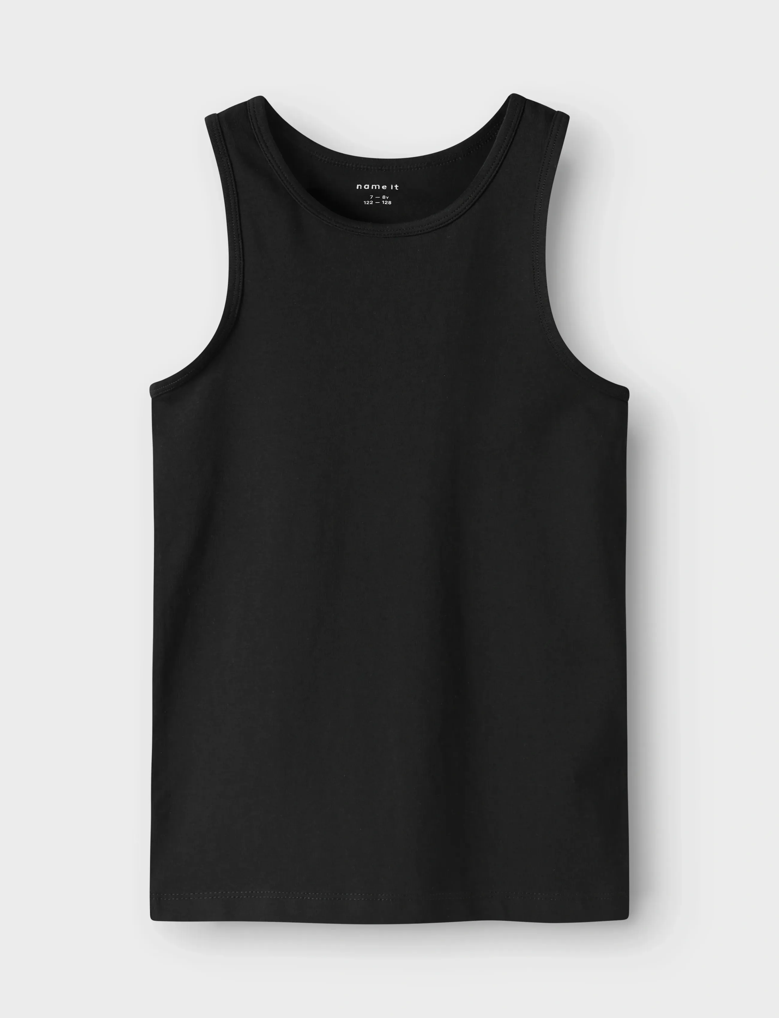 name it - NKMTANK TOP 4P BLACK WHITE SOLID NOOS - black - 5