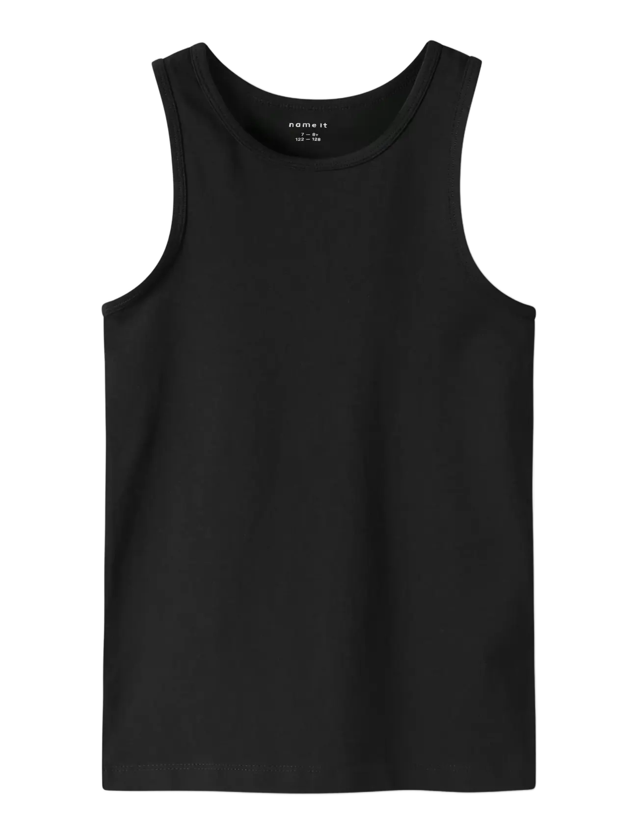 name it - NKMTANK TOP 4P BLACK WHITE SOLID NOOS - black - 3