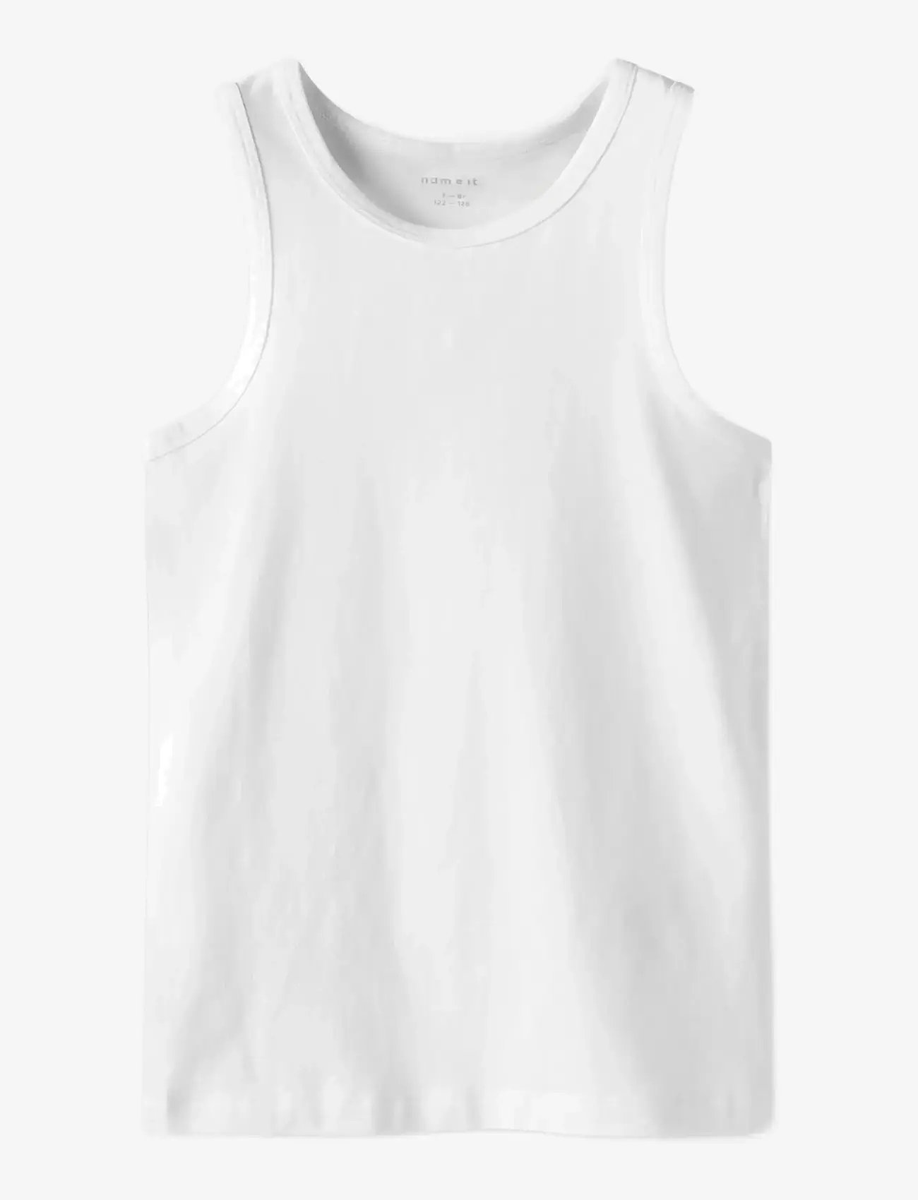 name it - NKMTANK TOP 4P BLACK WHITE SOLID NOOS - efterårstøj - black - 3