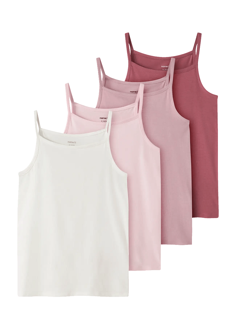 name it - NKFSTRAP TOP 4P SOLID NOOS - toppar - rose wine - 1