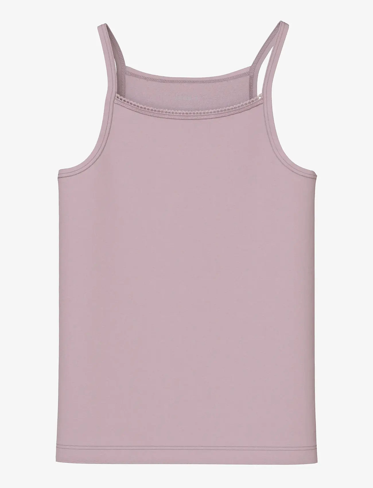 name it - NKFSTRAP TOP 4P SOLID NOOS - herbstliche kleidung - rose wine - 2