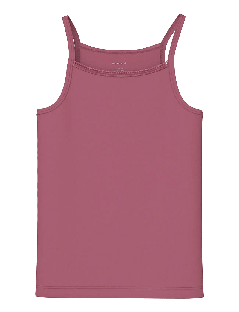 name it - NKFSTRAP TOP 4P SOLID NOOS - toppar - rose wine - 3