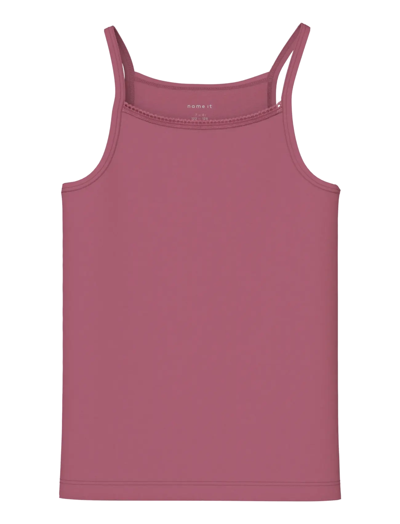 name it - NKFSTRAP TOP 4P SOLID NOOS - Överdelar - rose wine - 4