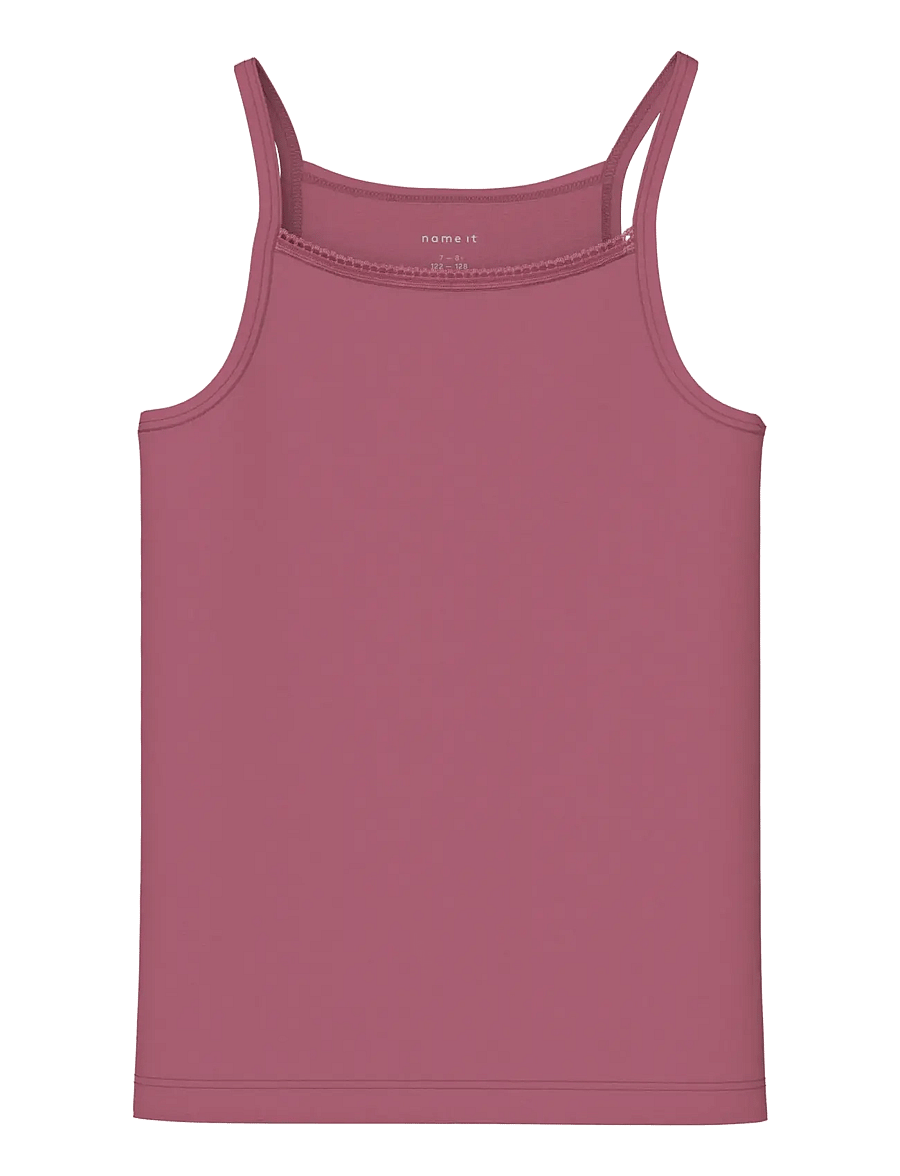name it - NKFSTRAP TOP 4P SOLID NOOS - toppar - rose wine - 4
