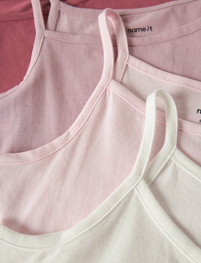 name it - NKFSTRAP TOP 4P SOLID NOOS - toppar - rose wine - 5