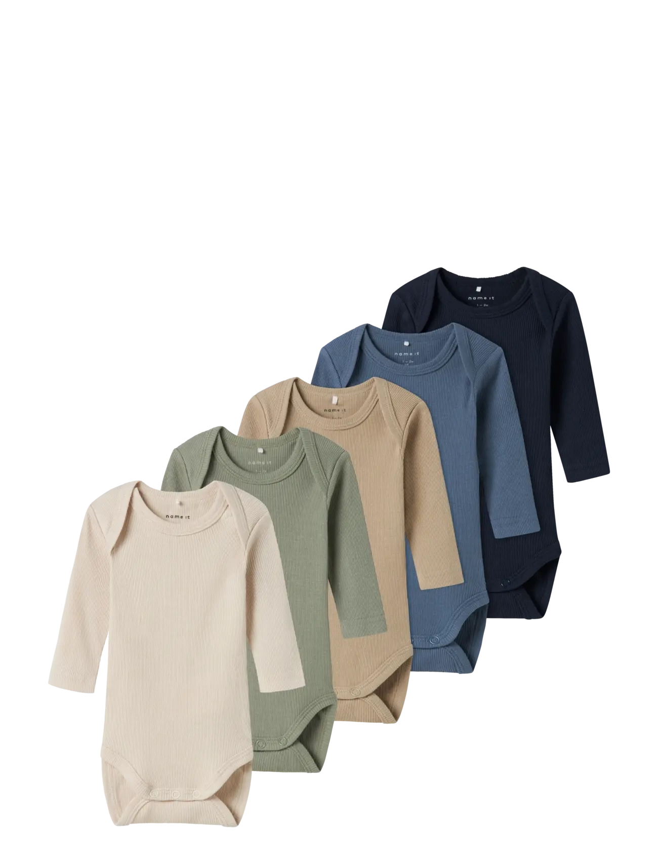 NBNBODY 5P LS SOLID RIB NOOS - CHINA BLUE