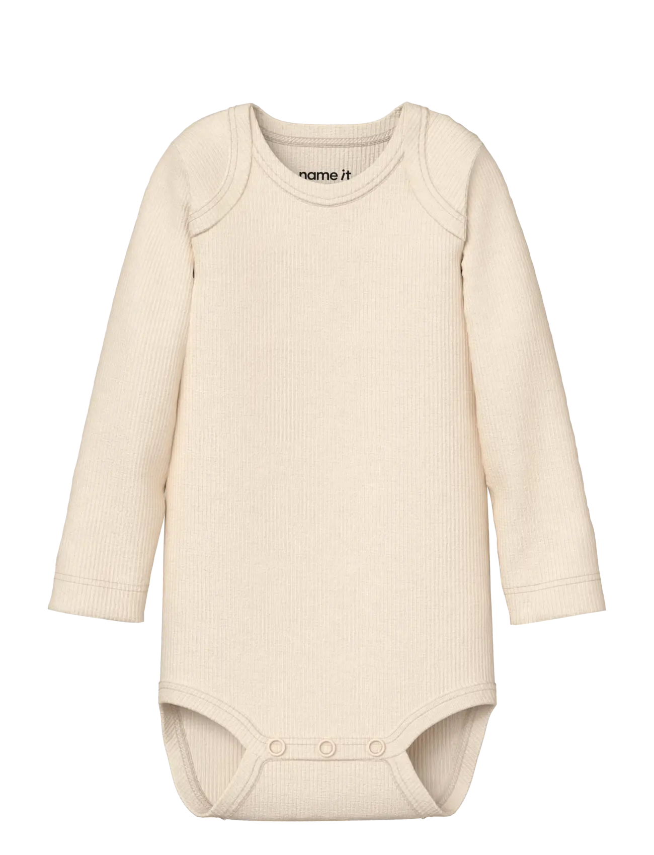 name it - NBNBODY 5P LS SOLID RIB NOOS - long-sleeved - coca mocha - 2