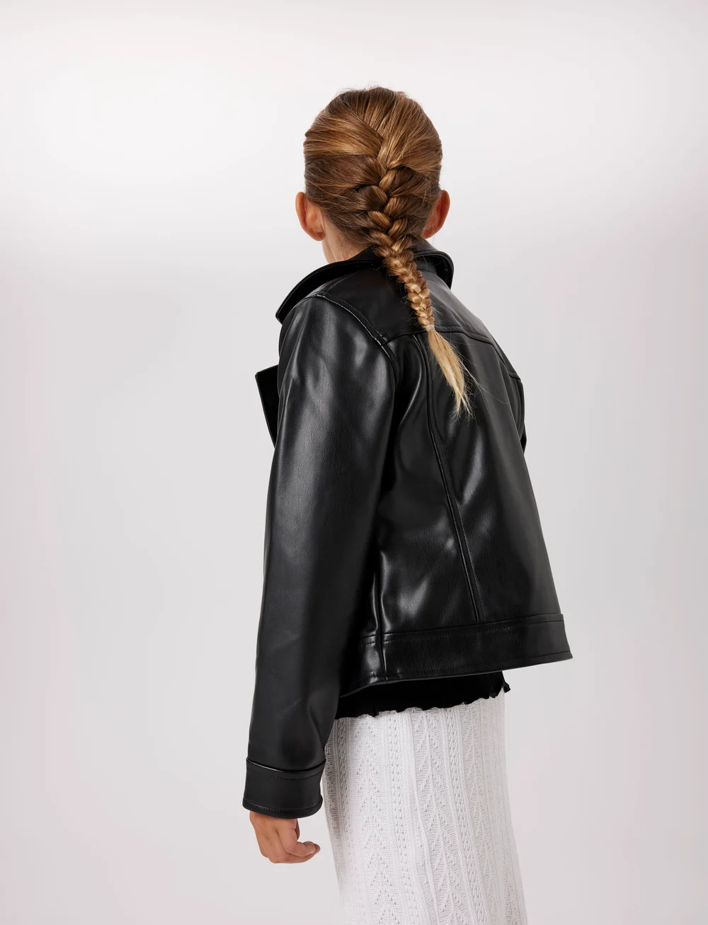 name it - NKFMADINA PU JACKET TB - einkaufen nach alter von - black - 4