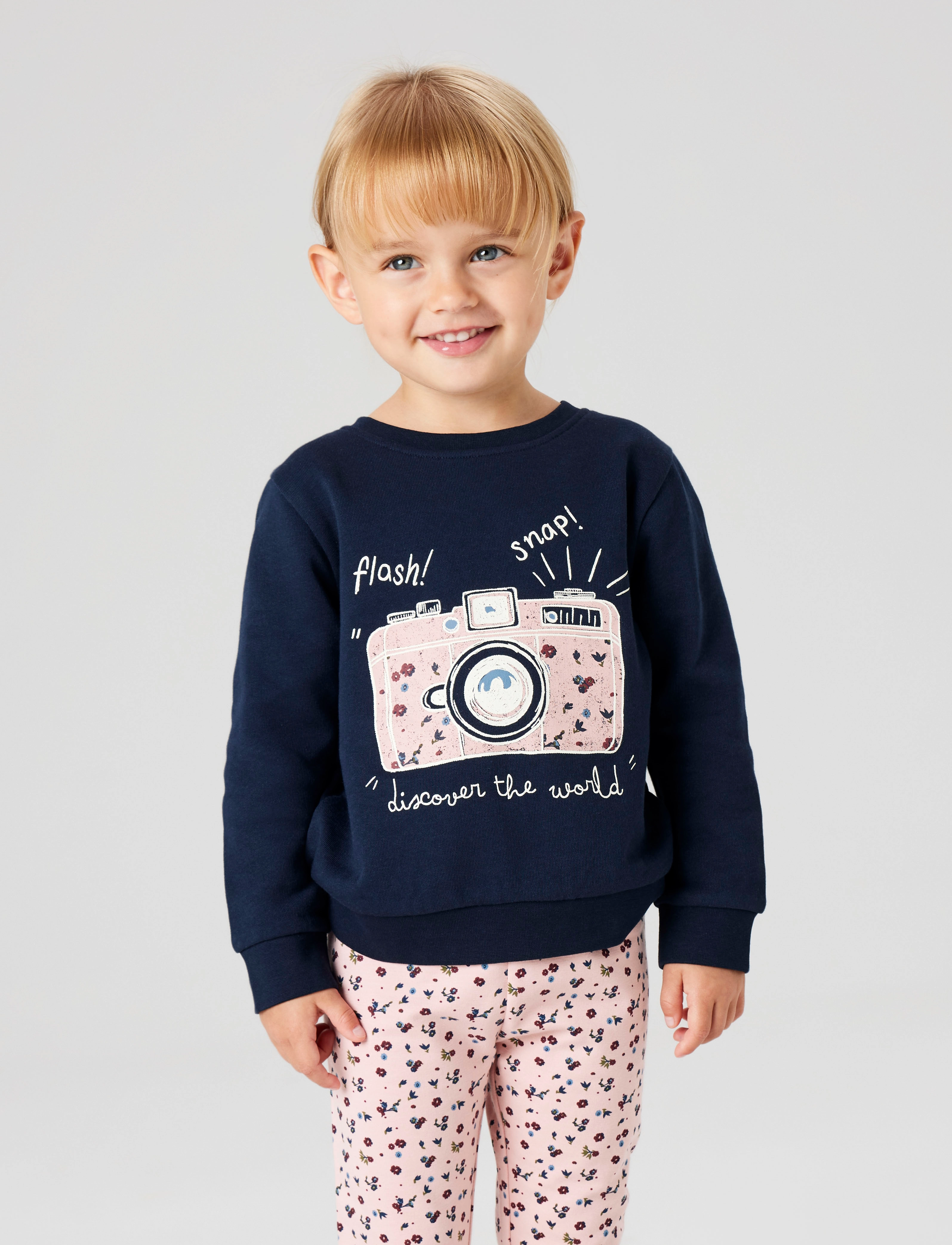 name it - NMFOLIANA SWEAT SET BRU - dark sapphire - 3