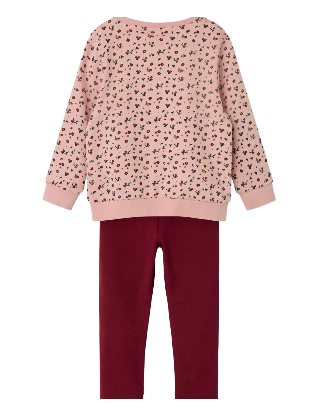 name it - NMFOLIANA SWEAT SET BRU - mellow rose - 1