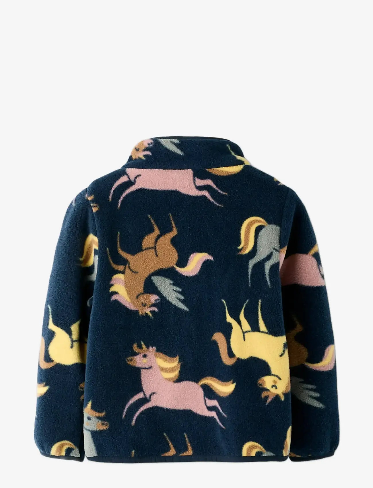 name it - NMFMEEKO FLEECE JACKET AOP2 - herbstjacken - dark sapphire - 1