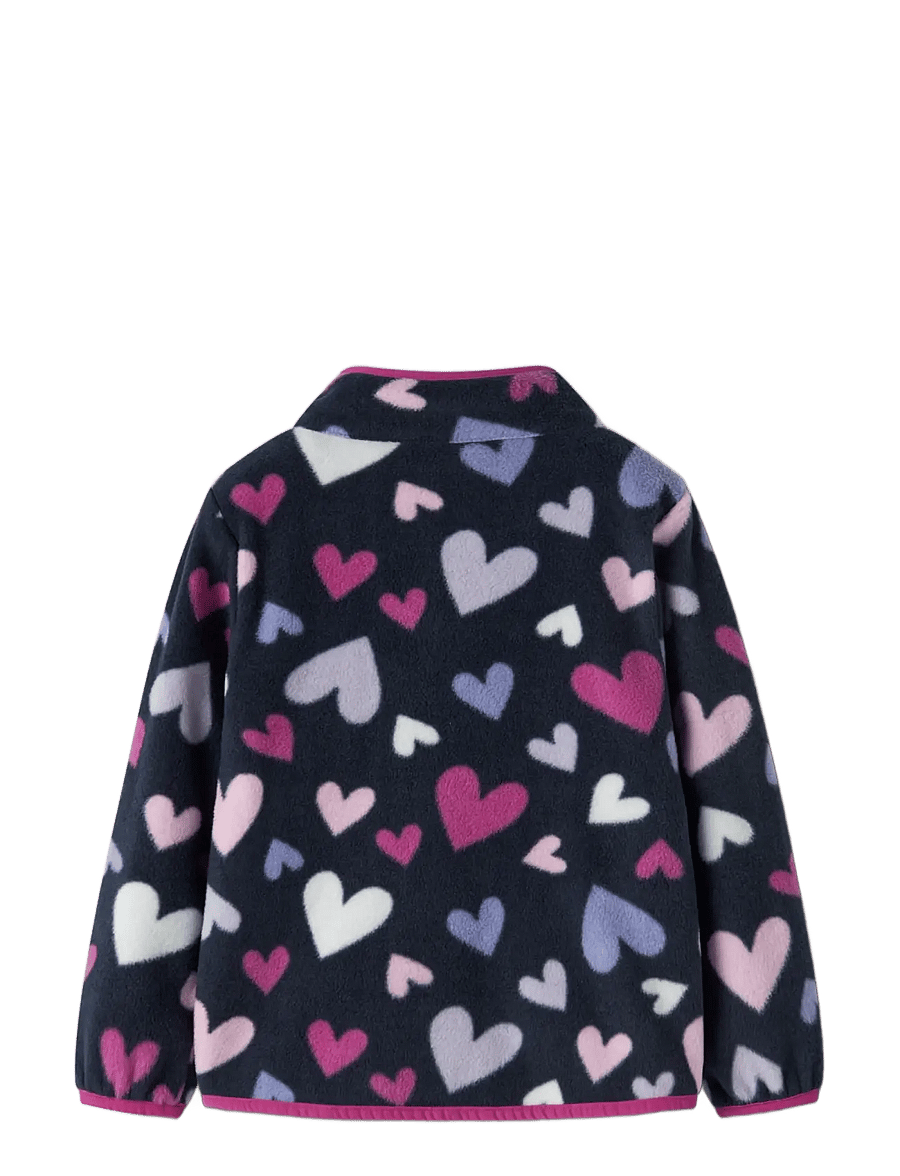 name it - NMFMEEKO FLEECE JACKET AOP2 NOOS - dark sapphire - 1